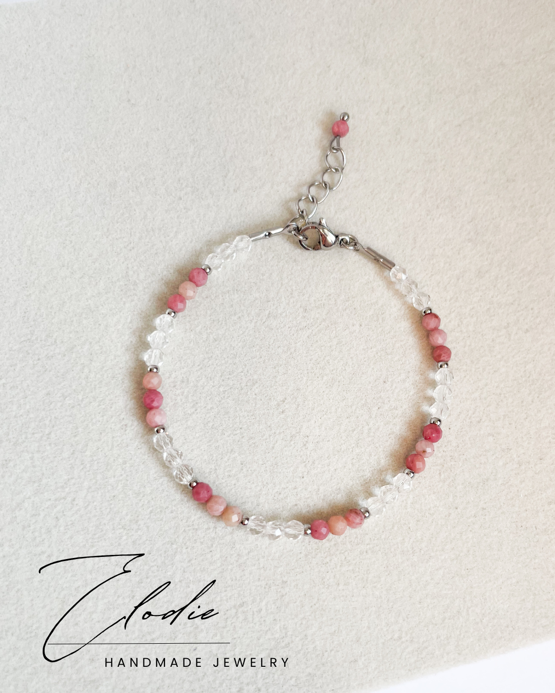 Гривна ''Rhodonite'' с родонит