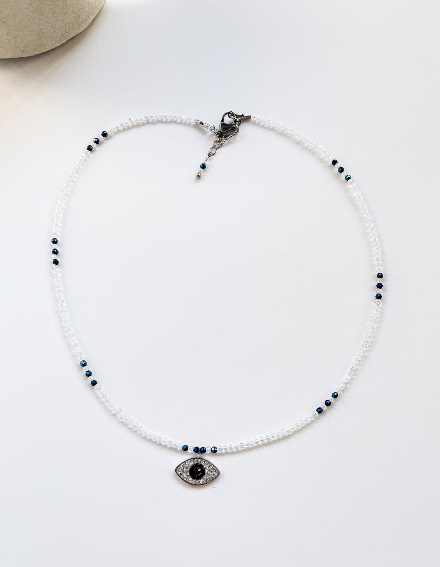 Колие ''Bleu infini'' с висулка око