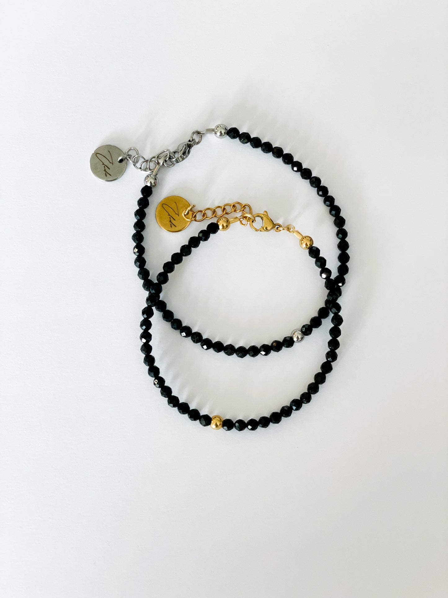 Гривна за защита с черен турмалин “Tourmaline noire”