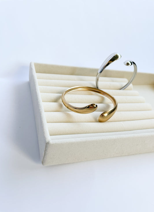 Твърда гривна от медицинска стомана с регулиране