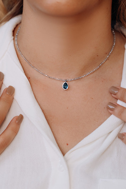 Колие ''Goutte bleue''