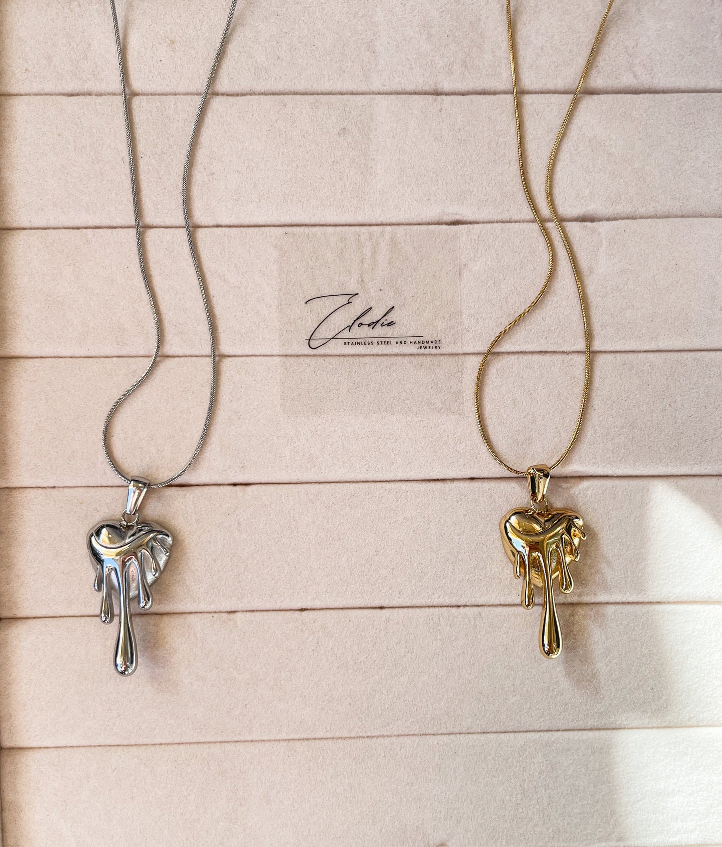 Колие с висулка сърце ''L'amour fondant''