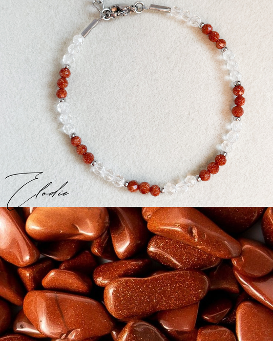 Гривна ''Аventurine brune'' с кафяв авантюрин